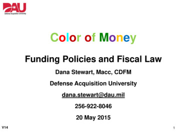 Funding Policies And Fiscal Law - Ndiatvc 