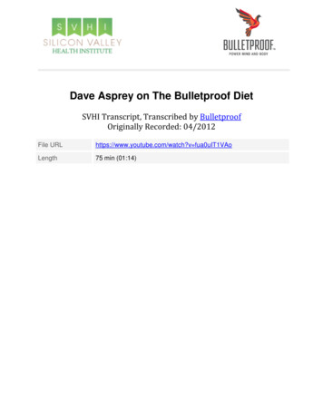 Dave Asprey On The Bulletproof Diet - SVHI