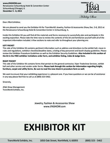 CH16 TWE Exhibitor Kit