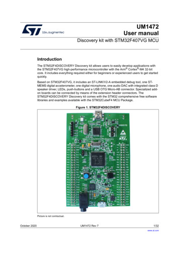 Discovery Kit With STM32F407VG MCU - User Manual