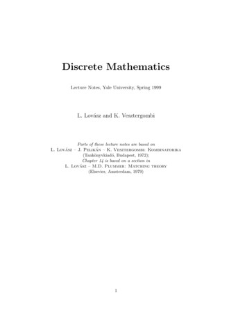 Discrete Mathematics - New York University