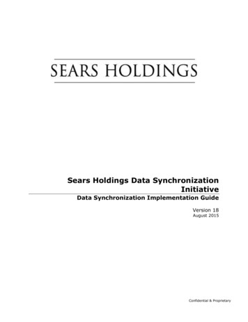 Sears Holdings Data Synchronization Initiative
