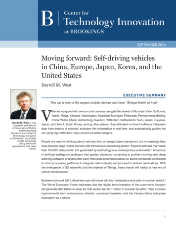 Moving Forward: Self-driving Vehicles In China, Europe .