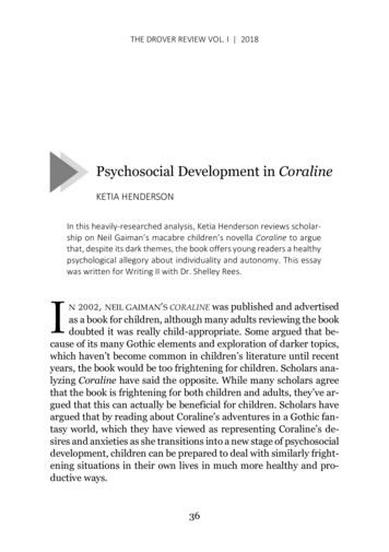 Psychosocial Development In Coraline