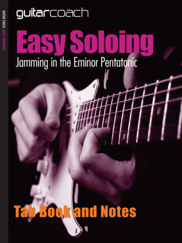 Easy Soloing Guide Layout 1 - Guitar Coach Mag