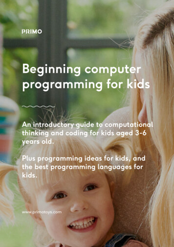 Beginning Computer Programming Beginning Computer .