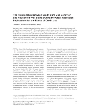 The Relationship Between Credit Card Use Behavior And .