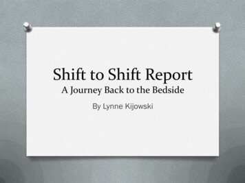 Shift To Shift Report