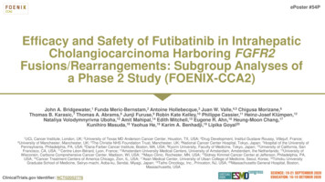 Efficacy And Safety Of Futibatinib In Intrahepatic .