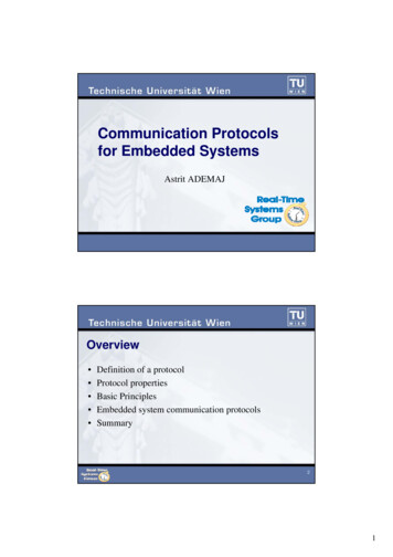 Communication Protocols For Embedded Systems