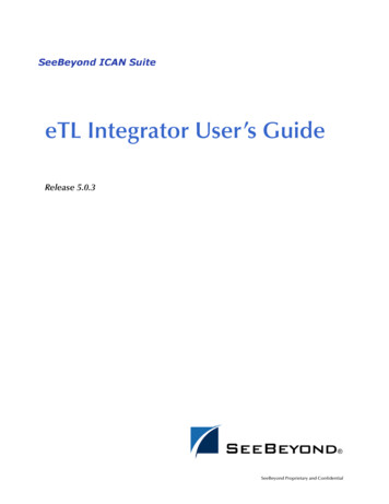 ETL User Guide - Docs.oracle 