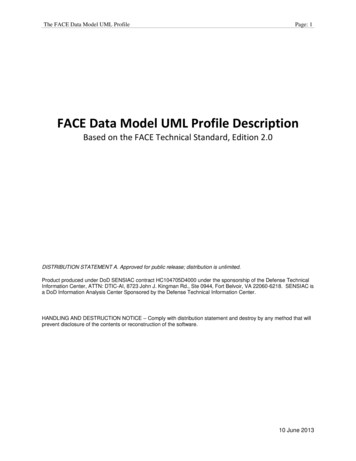 FACE Data Model UML Profile Description