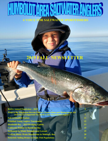 2019 FALL NEWSLETTER - Humboldt Area Saltwater Anglers