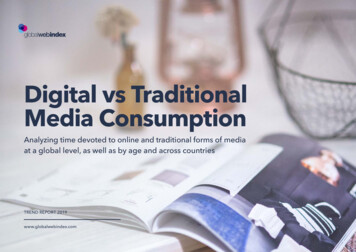 Digital Vs Traditional Media Consumption
