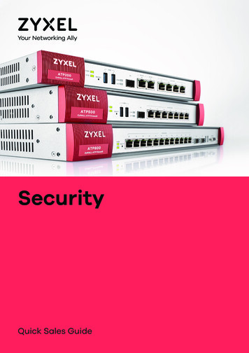 Security - Zyxel