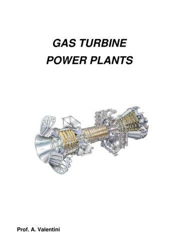 GAS TURBINE POWER PLANTS - Isisvarese.edu.it