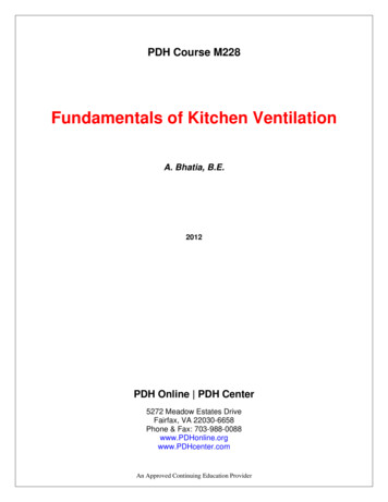 Fundamentals Of Kitchen Ventilation