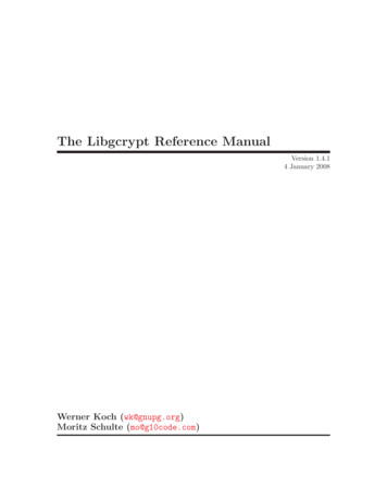 The Libgcrypt Reference Manual - Brie