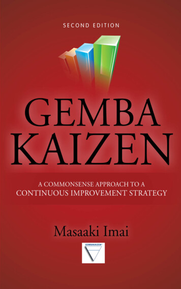 Praise For Gemba Kaizen - Engineering