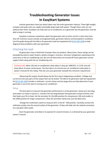 Troubleshooting Generator Issues In EasyStart Systems