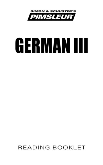 German III - Playaway 