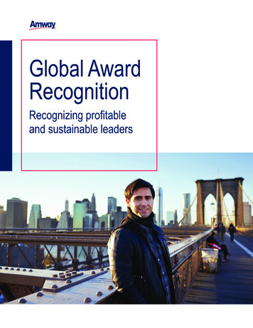 Global Award Recognition - Amway