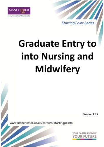 Graduate Entry To Into Nursing And Midwifery
