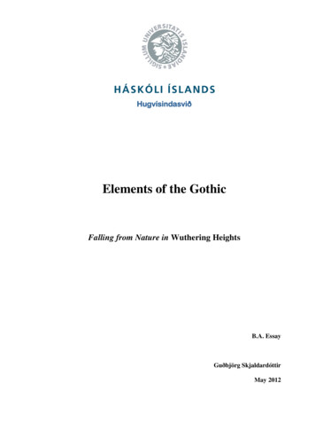 Elements Of The Gothic