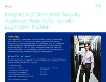 Integration Of Cisco Web Security Appliance Web Traffic .