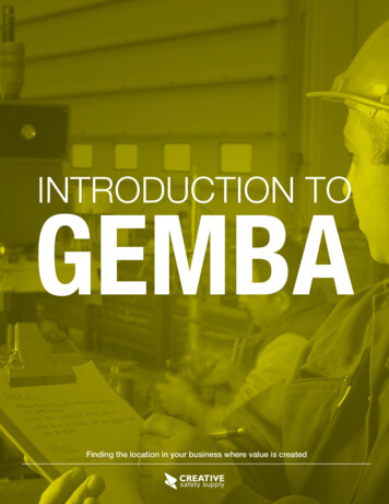 INTRODUCTION TO GEMBA - Qi.elft.nhs.uk