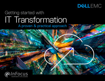 Getting Started With IT Transformation - Dell Technologies US
