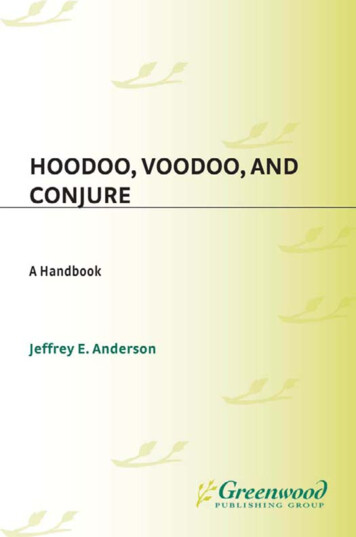 Hoodoo, Voodoo, And Conjure - Weebly