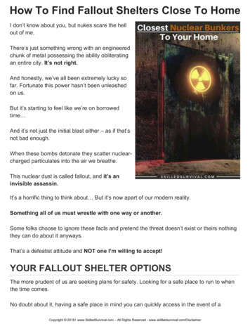 How To Find Fallout Shelters Close To Home