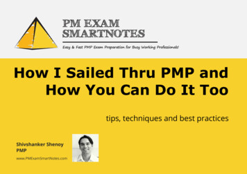 How I Sailed Thru PMP And How You Can Do It Too