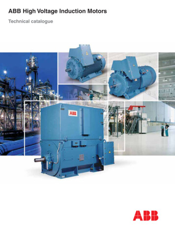 ABB High Voltage Induction Motors - Tecnica Industriale