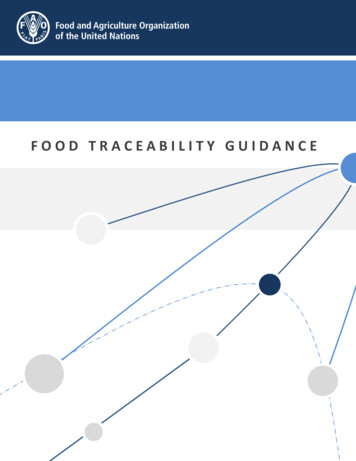 Food Traceability Guidance - FAO