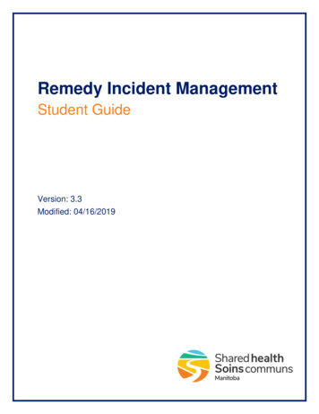 Remedy Incident Management - LearnFlex