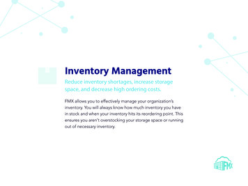 Inventory Management - Gofmx 