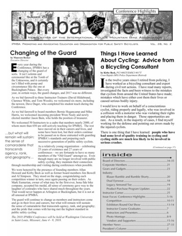 IPMBA News Summer 2017 This Is The One To Be Pdf For The .