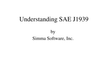 SAE J1939 Presentation - Simma Software