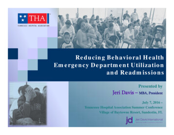 Reducing Behavioral Health Emergency Department .