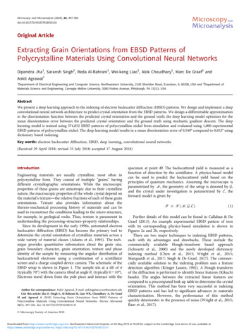 Extracting Grain Orientations From EBSD Patterns Of .