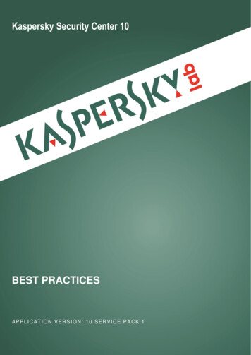 Kaspersky Security Center 10