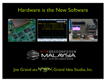 Hardware Is The New Software