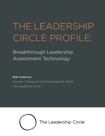 THE LEADERSHIP CIRCLE PROFILE