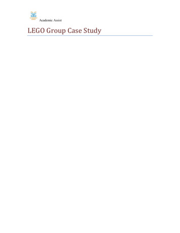 Academic Assist LEGO Group Case Study