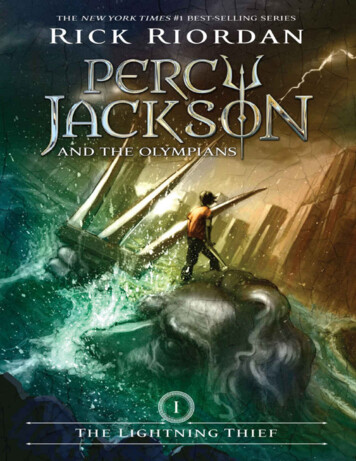Lightning Thief The Percy Jac - Weebly