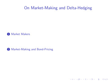 On Market-Making And Delta-Hedging