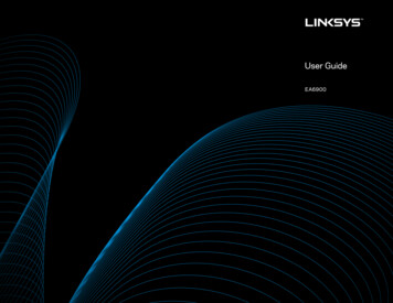 User Guide - Linksys Router EA6900