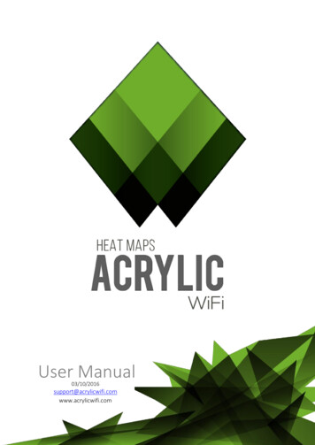 User Manual - Acrylic Wi-Fi